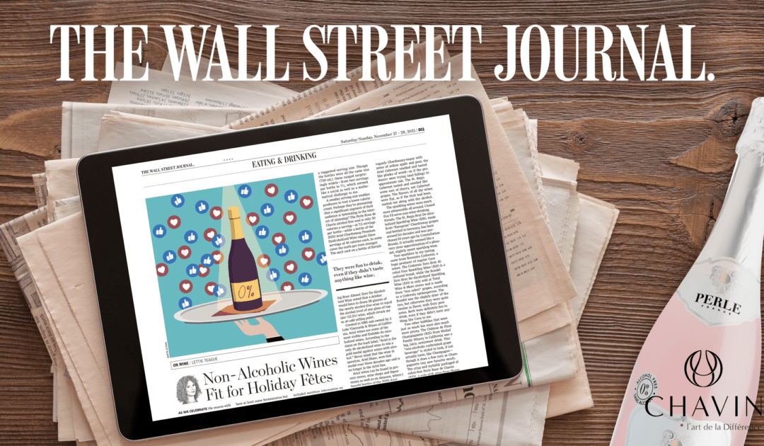 PERLE ROSE recommanded by THE WALL STREET JOURNAL for the end of the year’s celebrations