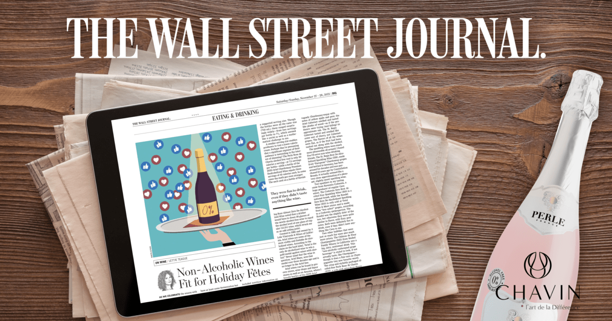 Chavin - PERLE ROSE recommanded by THE WALL STREET JOURNAL for the end of the yearu2019s celebrations