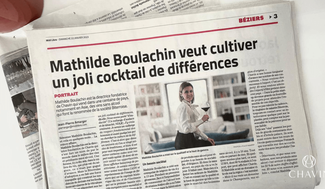 « Mathilde Boulachin veut cultiver un joli cocktail de différence »