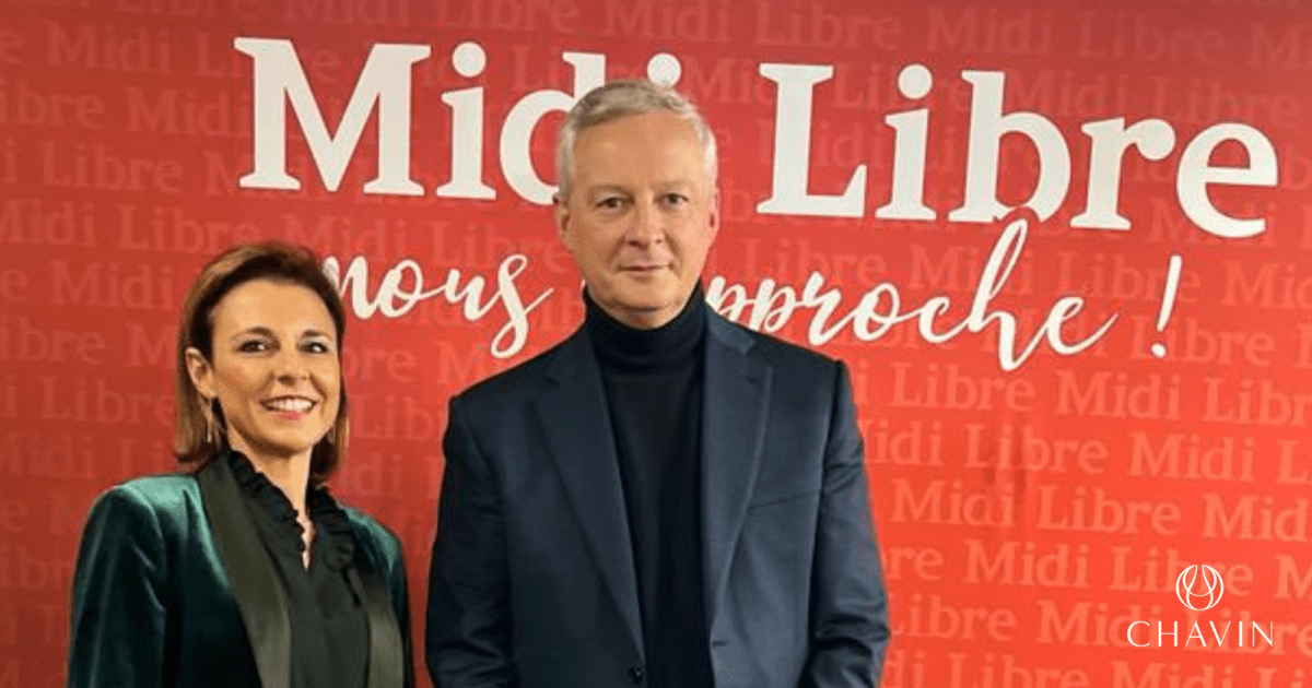 Chavin - Meeting with Bruno Le Maire – French Minister of Economy
