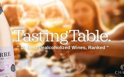 Pierre Zéro Rosé Effervescent, deuxième meilleur produit sans alcool – Tasting Table. USA