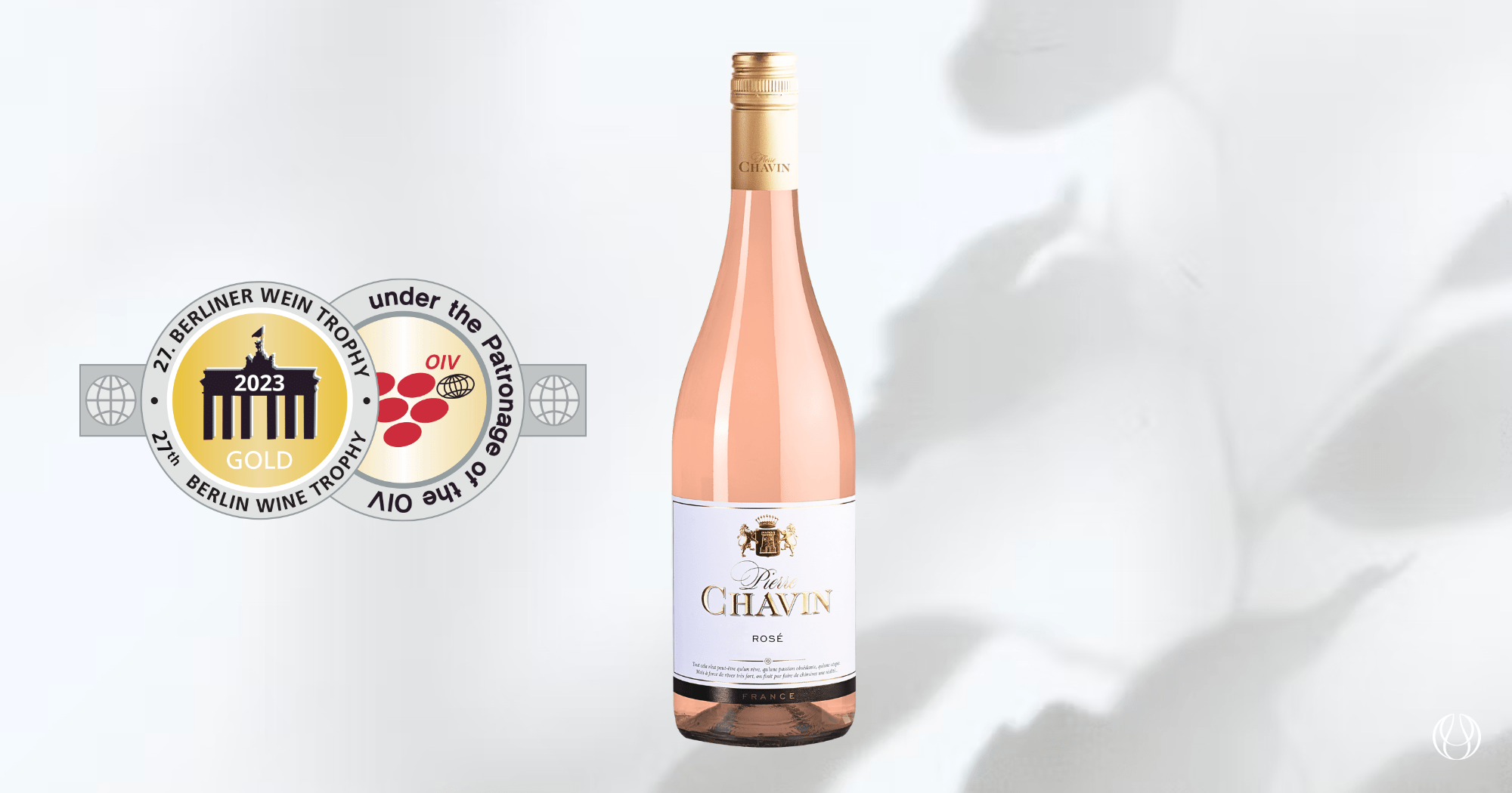 Chavin - Pierre Chavin Rosé récompensé d’or au Berliner Wein Trophy Summer 2023