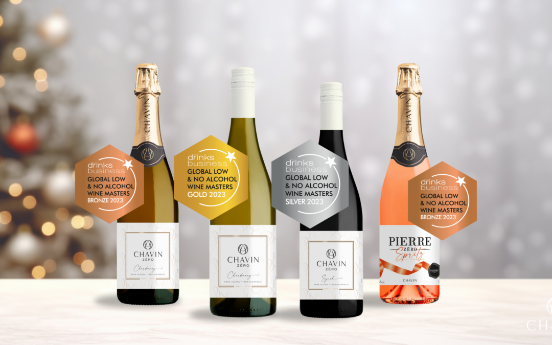 Chavin Zéro and Pierre Zéro Spritz awarded medals by The Drink Business