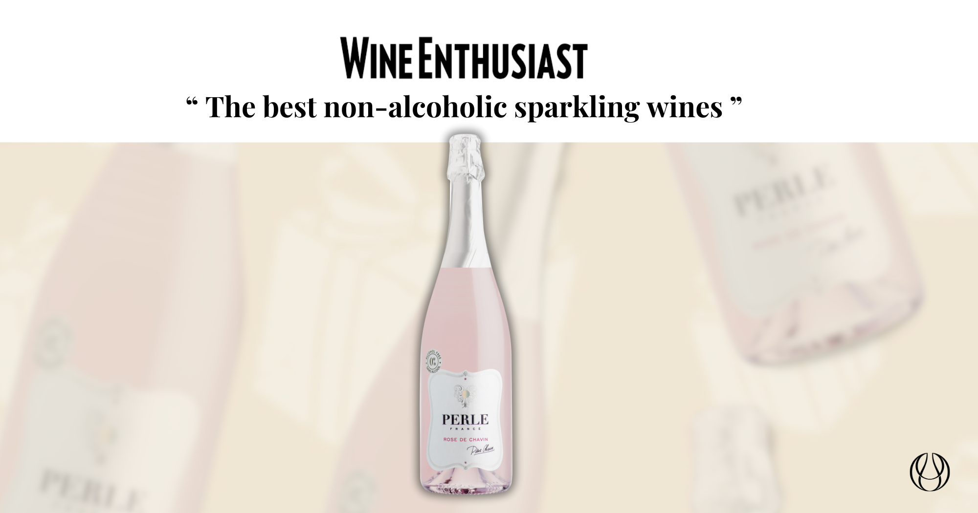 Chavin - Perle Rosé élu meilleur sans alcool par Wine Enthusiast