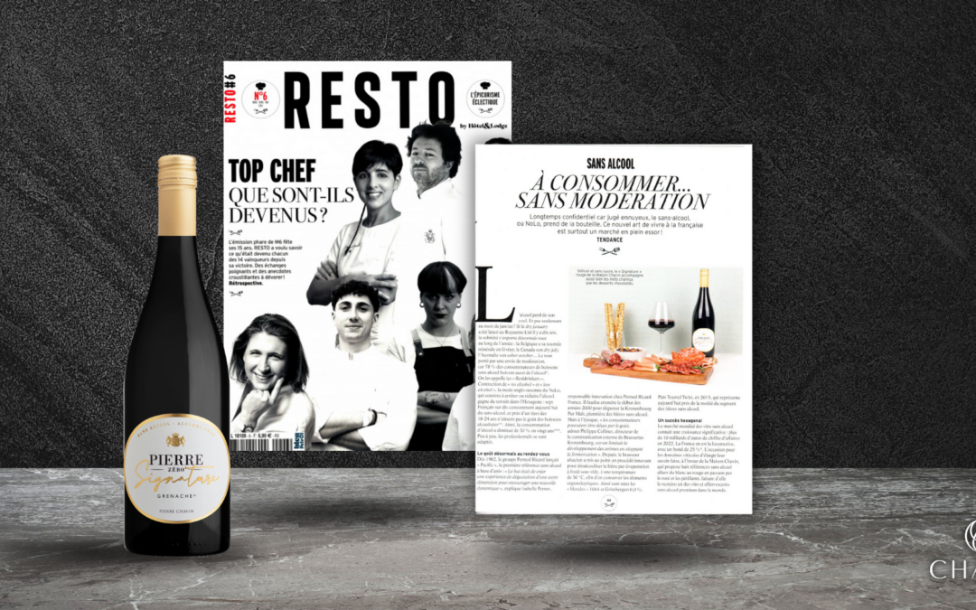 Chavin Featured in “RESTO” by Hôtel&Lodge Magazine for its Alcohol-Free Offerings