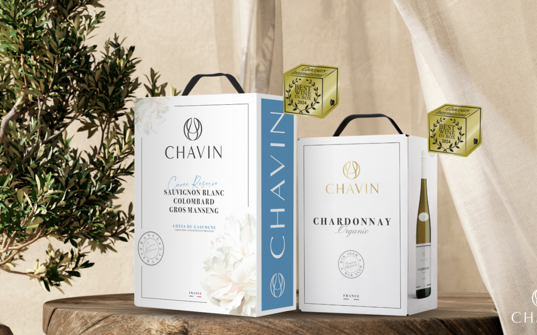 Chavin triumphs with double gold medal win at the BEST WINE IN BOX 2024 competition.