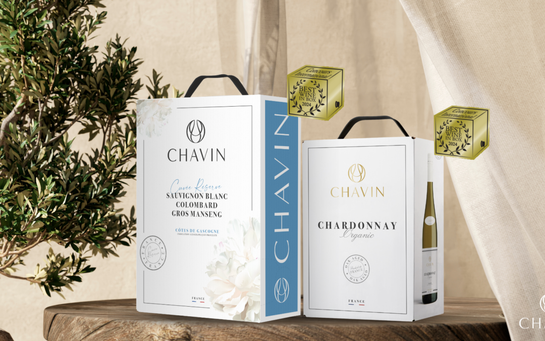 Chavin triomphe avec double médaille d’or au concours BEST WINE IN BOX 2024