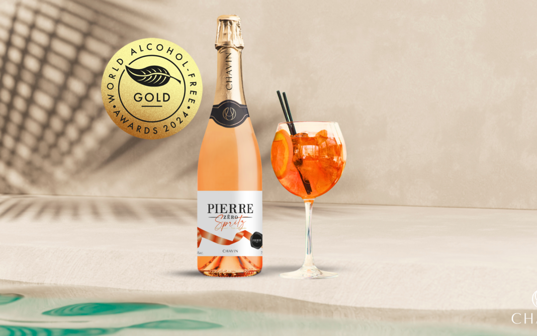 CHAVIN clinches the gold medal at the 2024 World Alcohol Free Award for its alcohol-free Pierre Zéro Spritz