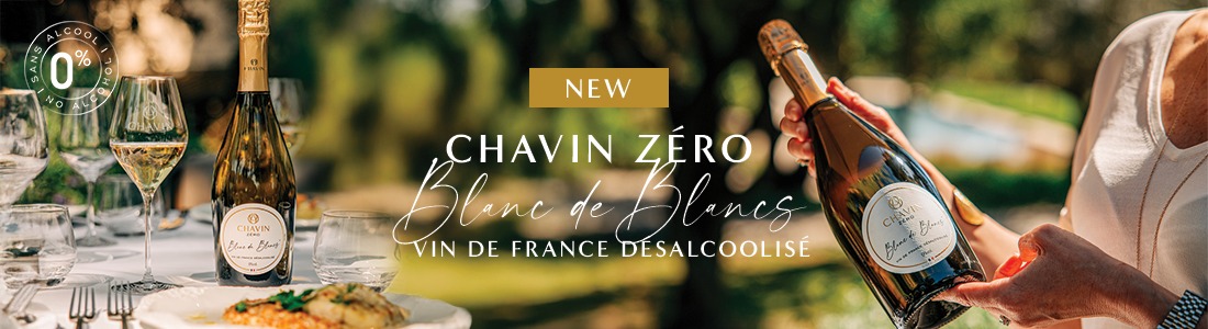Chavin - Nouveauté de mai : Chavin Zéro Vin De France Blanc de Blancs désalcoolisé