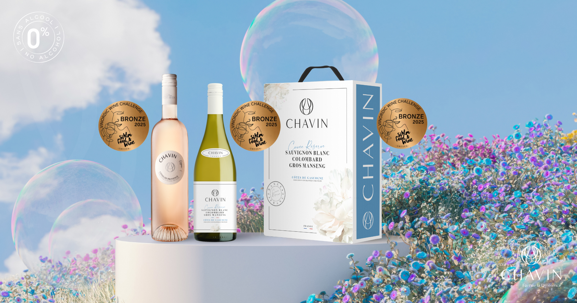 Chavin - Chavin Honoured with Three Bronze Medals at the Vinordic Wine Challenge 2025