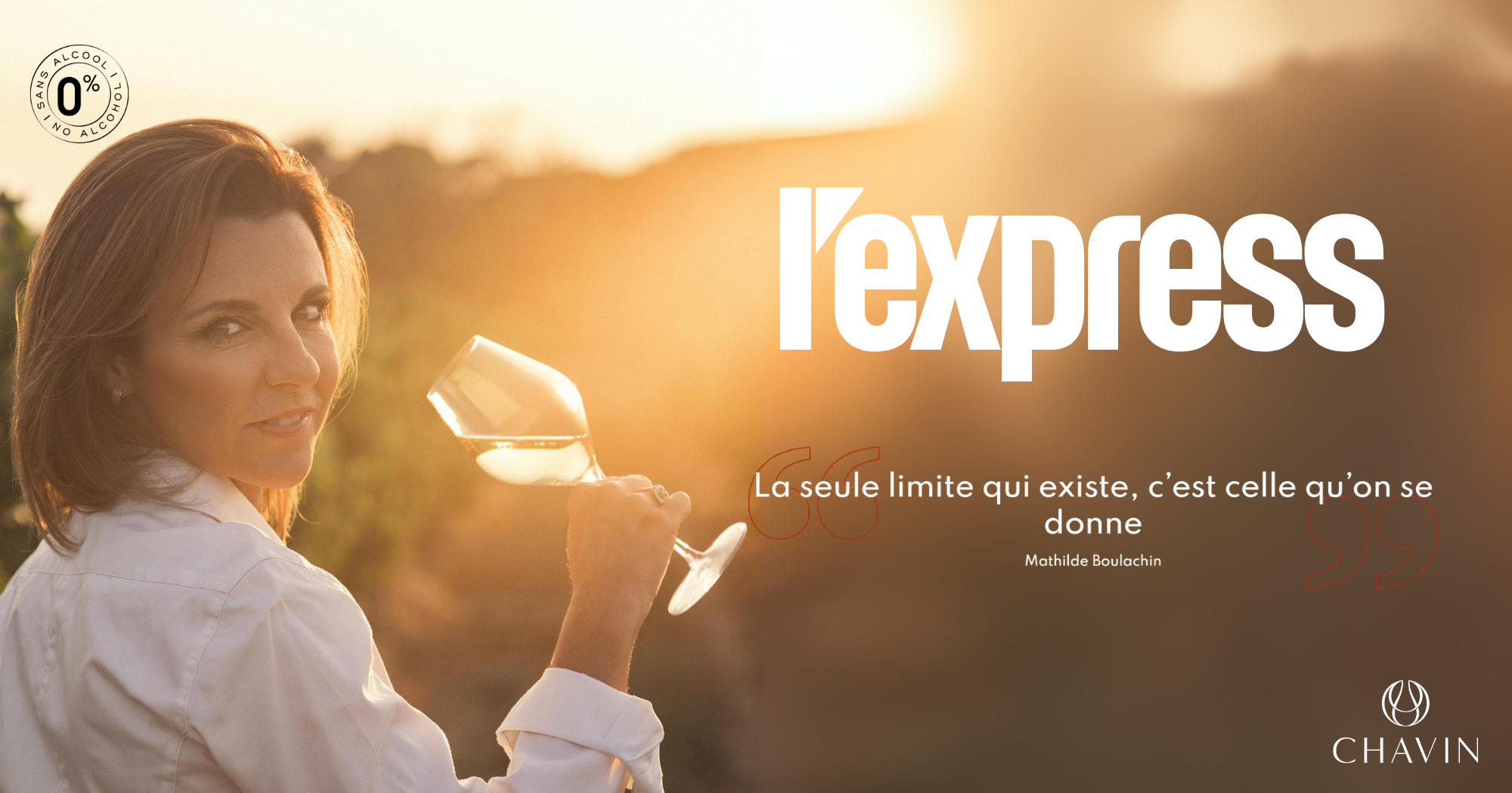 Chavin - Mathilde Boulachin Featured in Lu2019Express as a Trailblazer in Wine Innovation