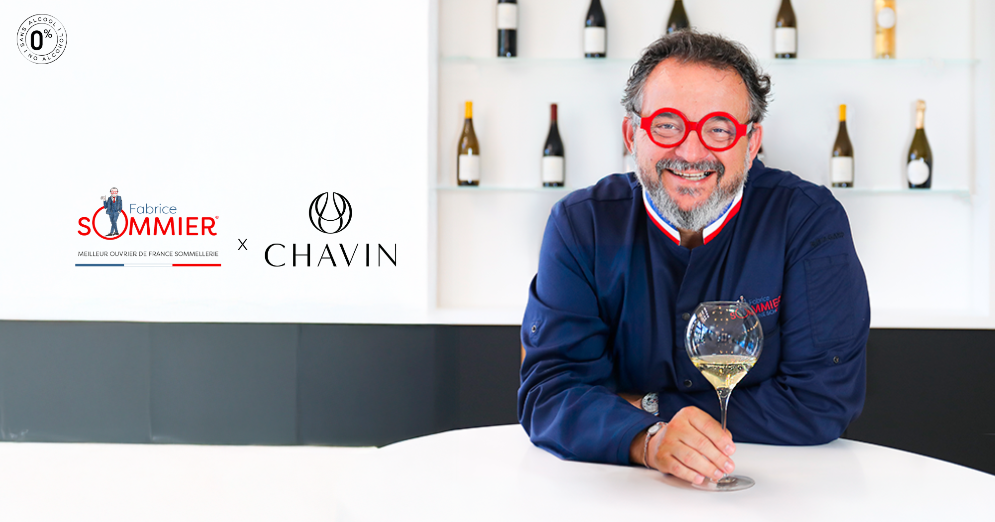 Chavin - Quand la sommellerie rencontre lu2019innovation sans alcool : lu2019alliance de Chavin et Fabrice Sommier