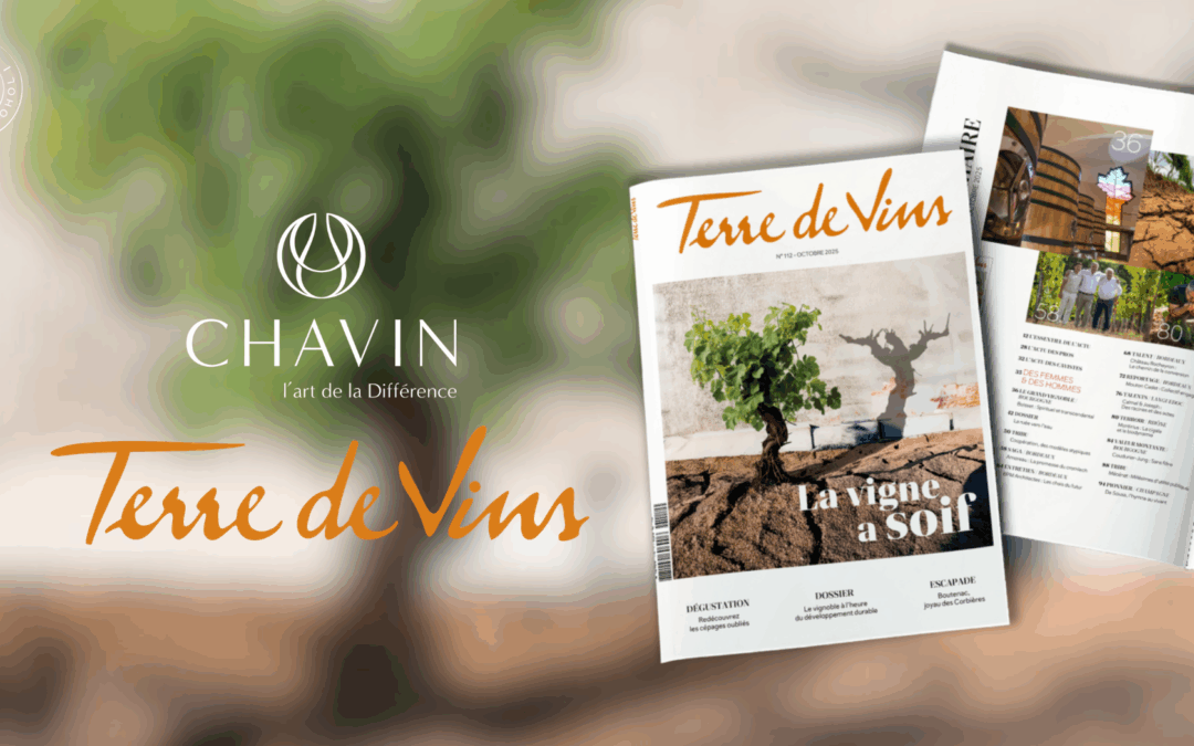 CHAVIN Featured in Terres de Vins